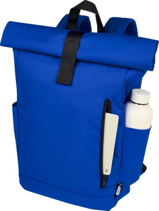 Poches latérales avec gourde et carnet