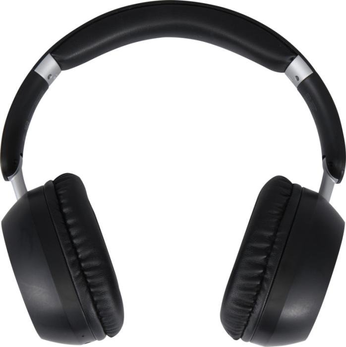 Casque supra-auriculaire Hoggar — ANC/ENC pliable, plastique recyclé — Noir