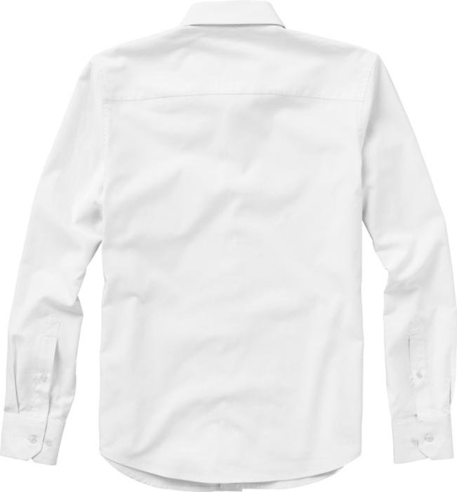 Chemise oxford manches longues Manitoba — homme, 142 g/m² — Blanc