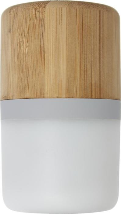 Haut-parleur Bluetooth® Aurea — bambou avec lampe — Bambou