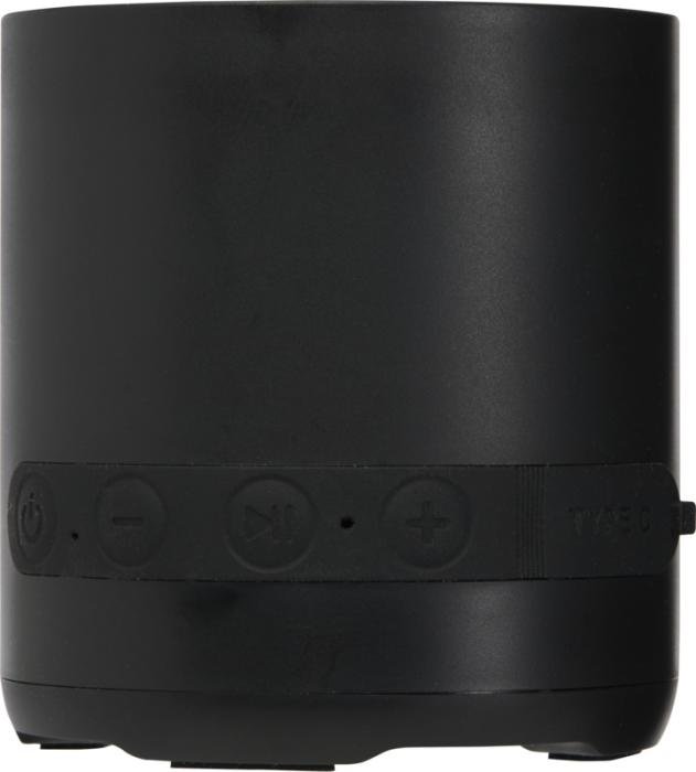 Haut-parleur sans fil Hunor 3 W — plastique recyclé — Noir
