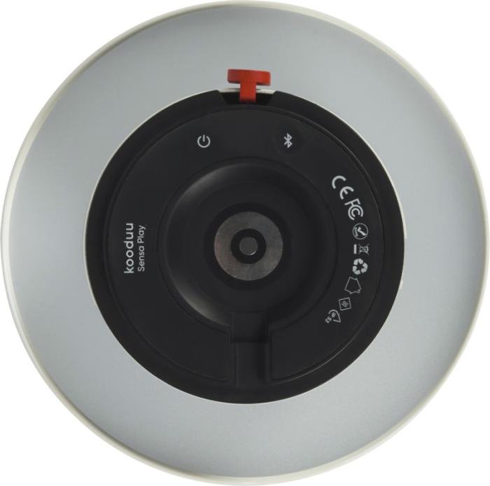 Lampe-enceinte portable Kooduu Sensa Play — Sound by JBL — Blanc