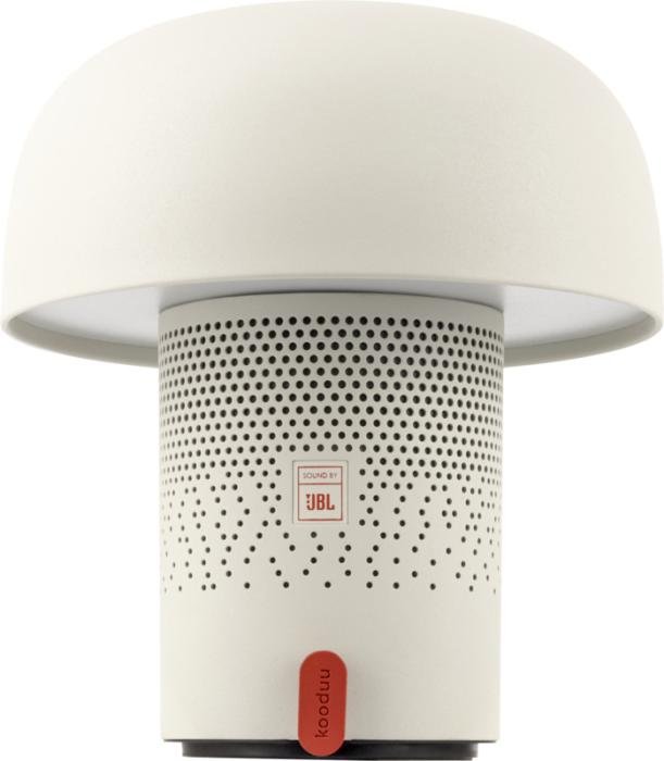 Lampe-enceinte portable Kooduu Sensa Play — Sound by JBL — Blanc