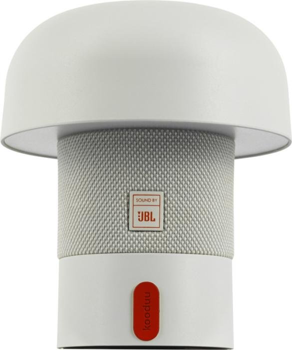 Lampe-enceinte portable Kooduu Sensa Play Mini — Sound by JBL — Blanc