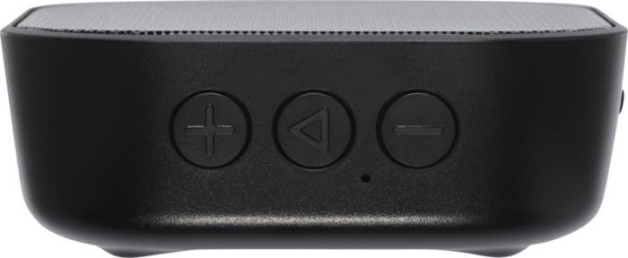 Mini haut-parleur Bluetooth® Stark 2.0 3 W RCS — plastique recyclé — Noir
