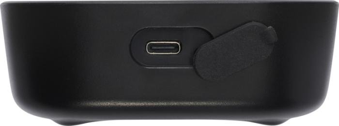 Mini haut-parleur Bluetooth® Stark 2.0 3 W RCS — plastique recyclé — Noir