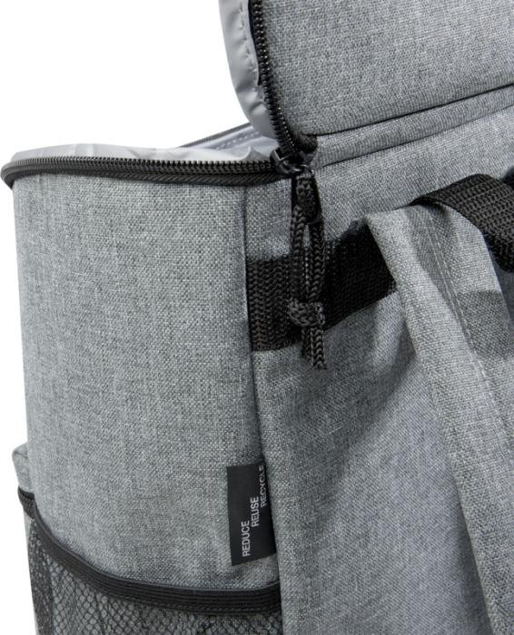 Sac à dos isotherme Tundra 12 L — RPET recyclé (GRS) — Gris chiné