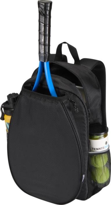 Sac à dos de padel Varyon 15" — recyclé GRS, 18 L — Noir