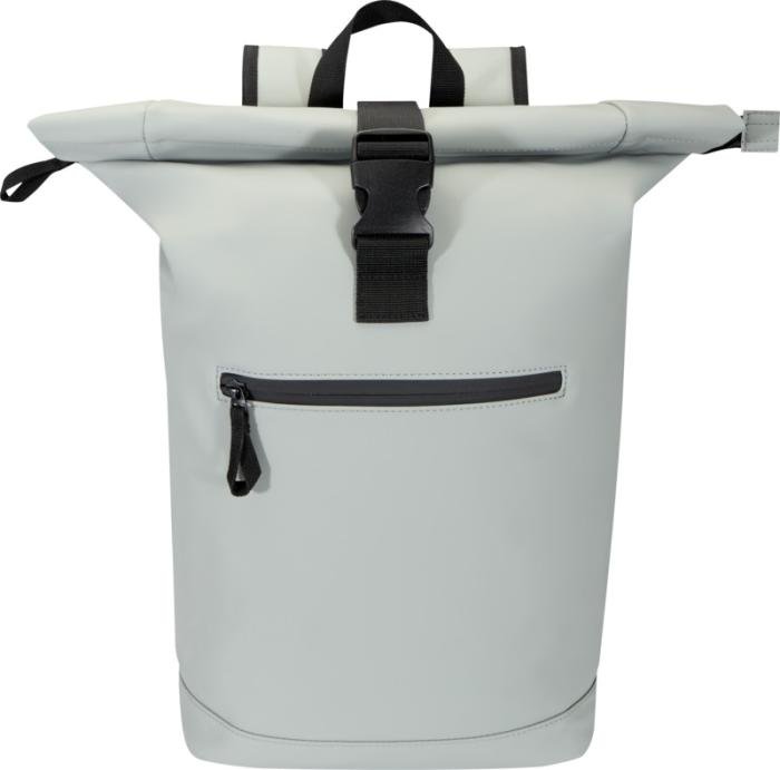 Sac à dos roll-top Resi Plus 15" — recyclé GRS, 18 L — Gris clair