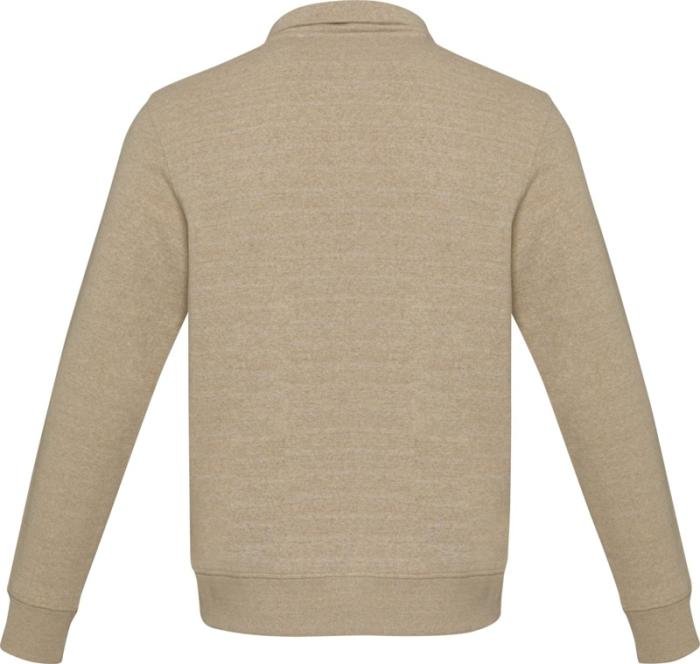 Sweat quart-zip Tin Aware™ — recyclé, unisexe, 280 g/m² — Flocons d'avoine