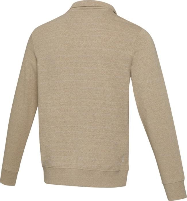 Sweat quart-zip Tin Aware™ — recyclé, unisexe, 280 g/m² — Flocons d'avoine